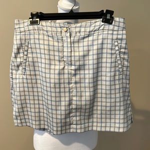 Izod XFG Blue Gray and White Stretch Skort Woman’s Size 8